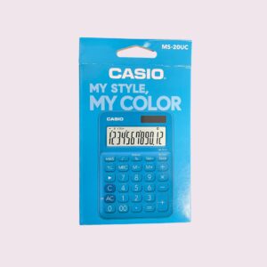 Calculadora Casio MS_20UC - Celeste