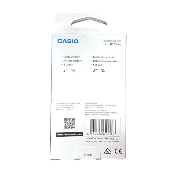 Calculadora Rosa Casio - HL815L - Imagen 4