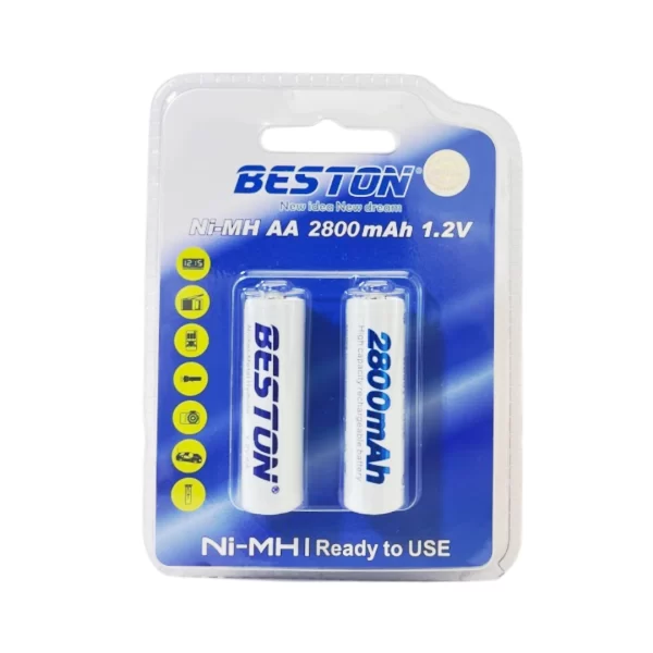Pila AA Beston 2500 mAh - Imagen 6