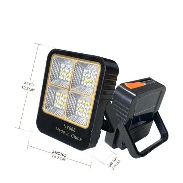 Lámpara reflector con panel solar - Imagen 2