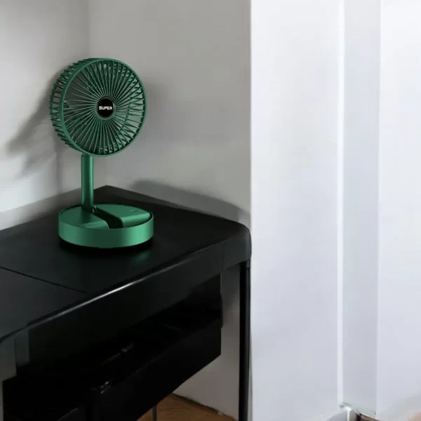 Mini ventilador portátil para escritorio - Edición verde - Imagen 2