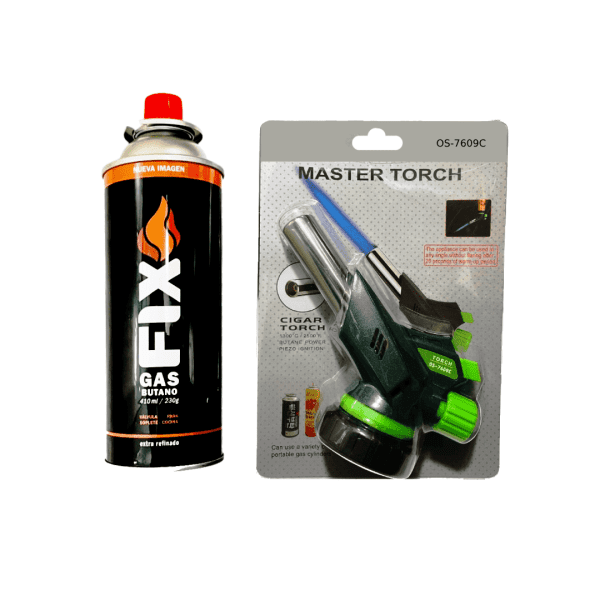 Kit Soplete Flameador Profesional + Gas Butano