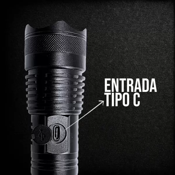 Linterna Led de metal recargable P50 - Imagen 5