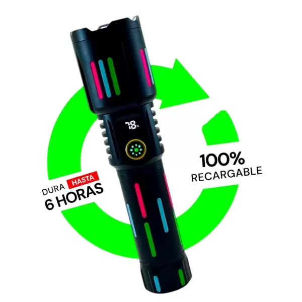 Linterna Led multifuncional 1400 Lm - Imagen 6