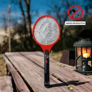 Raqueta matamoscas/Zancudos eléctrica recargable