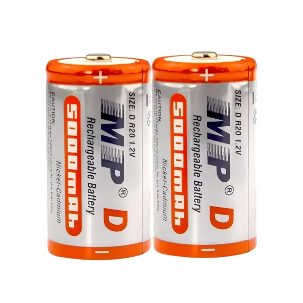 Batería MP (Multiple Power) D 5000mAH Naranja 1.2V Ni-MH Recargable