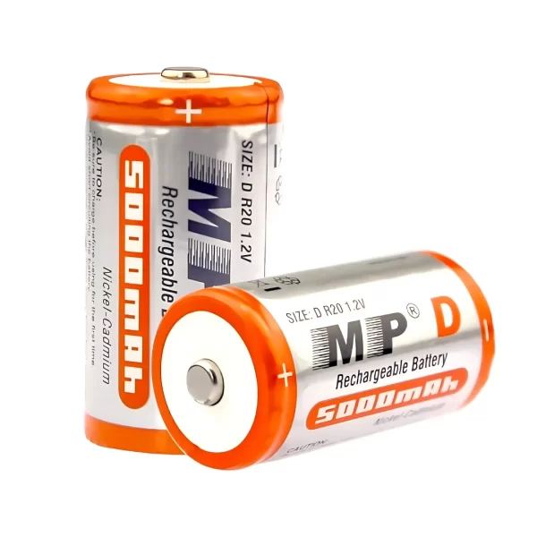 Batería MP (Multiple Power) D 5000mAH Naranja 1.2V Ni-MH Recargable - Imagen 2