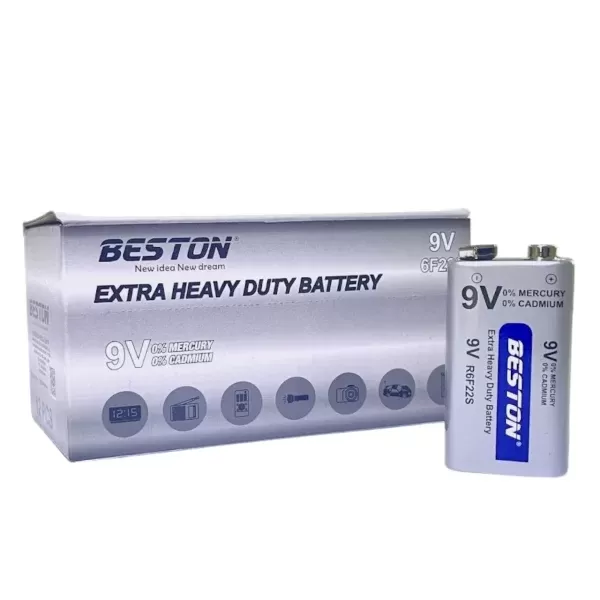 Paquete de 12 baterías de 9V Beston