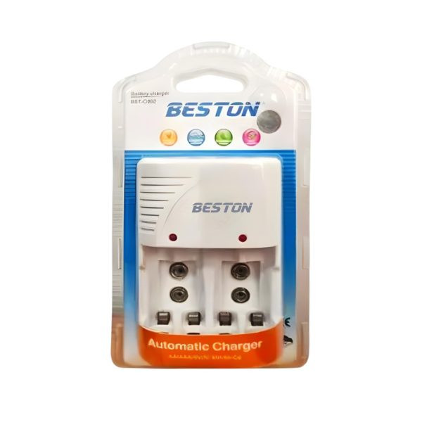 Cargador de baterías recargables BESTON 4 canales - Imagen 2