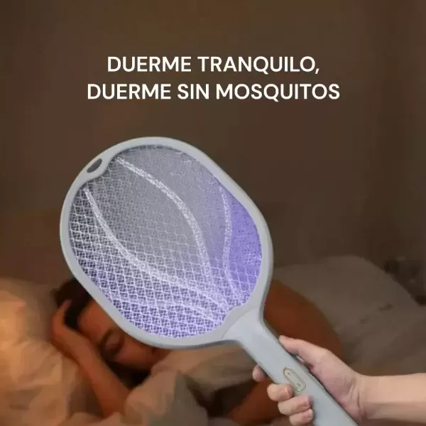 Raqueta matamosquitos con parante - Imagen 2