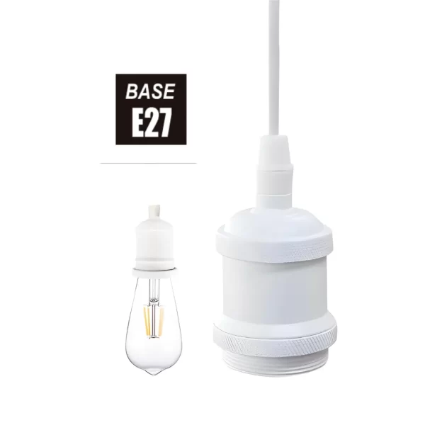 Socket Colgante Decorativo Blanco OP-6550 OPALUX - Imagen 2