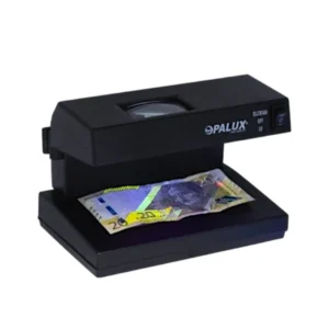 Detector de billetes falsos Opalux con luz UV 9w, sello de agua, lupa 220v