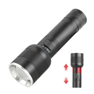 Linterna LED con batería recargable, USB-C