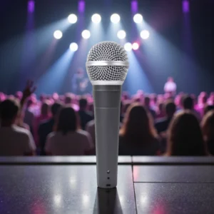 Microfono Alámbrico Negro - 3 METROS DE CABLE