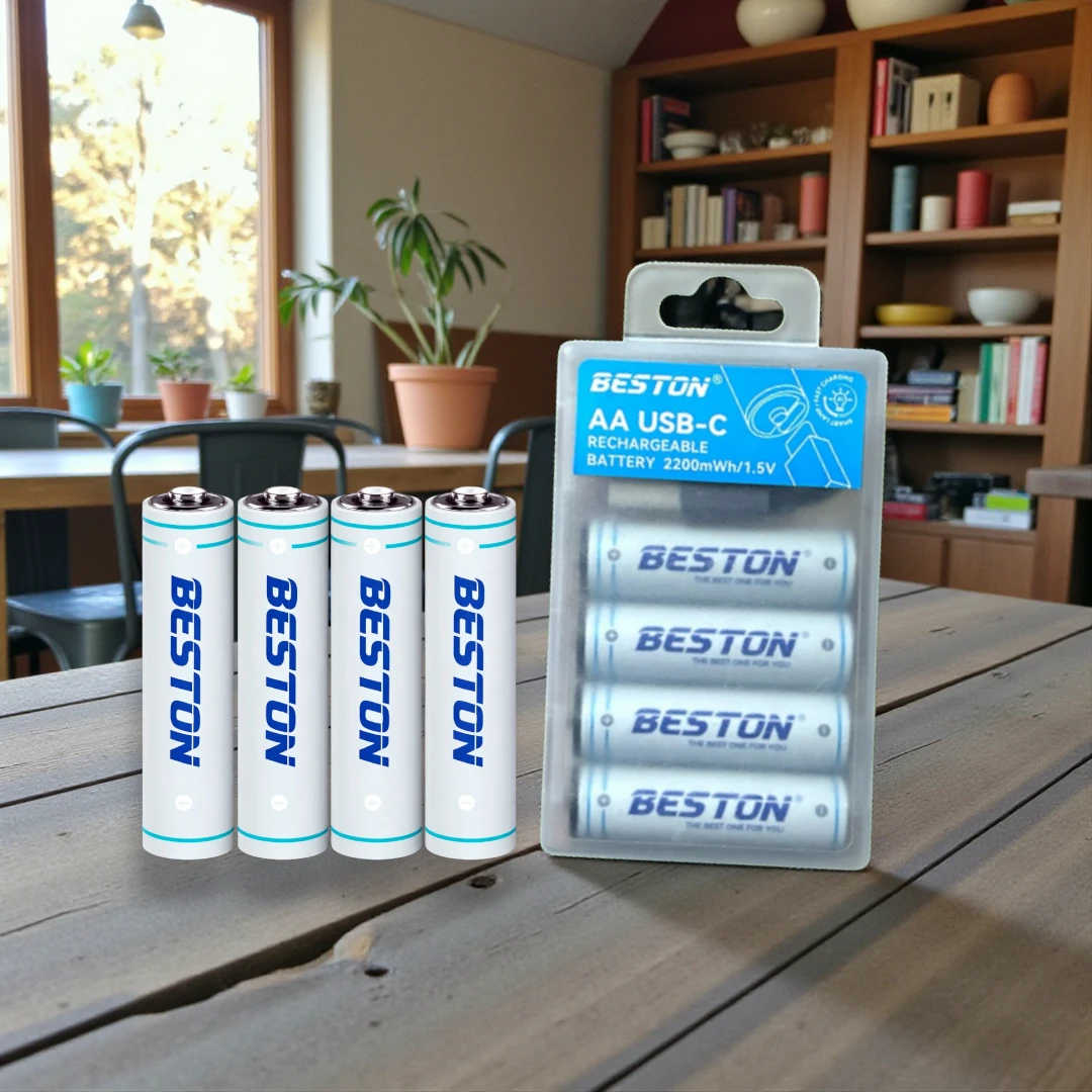 Beston AA Pila Recargable 1.5v 2200mah Usb Tipoc - Image 4