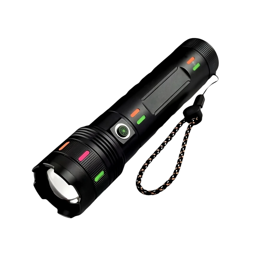 Linterna LED Power Bank USB-C Zoom