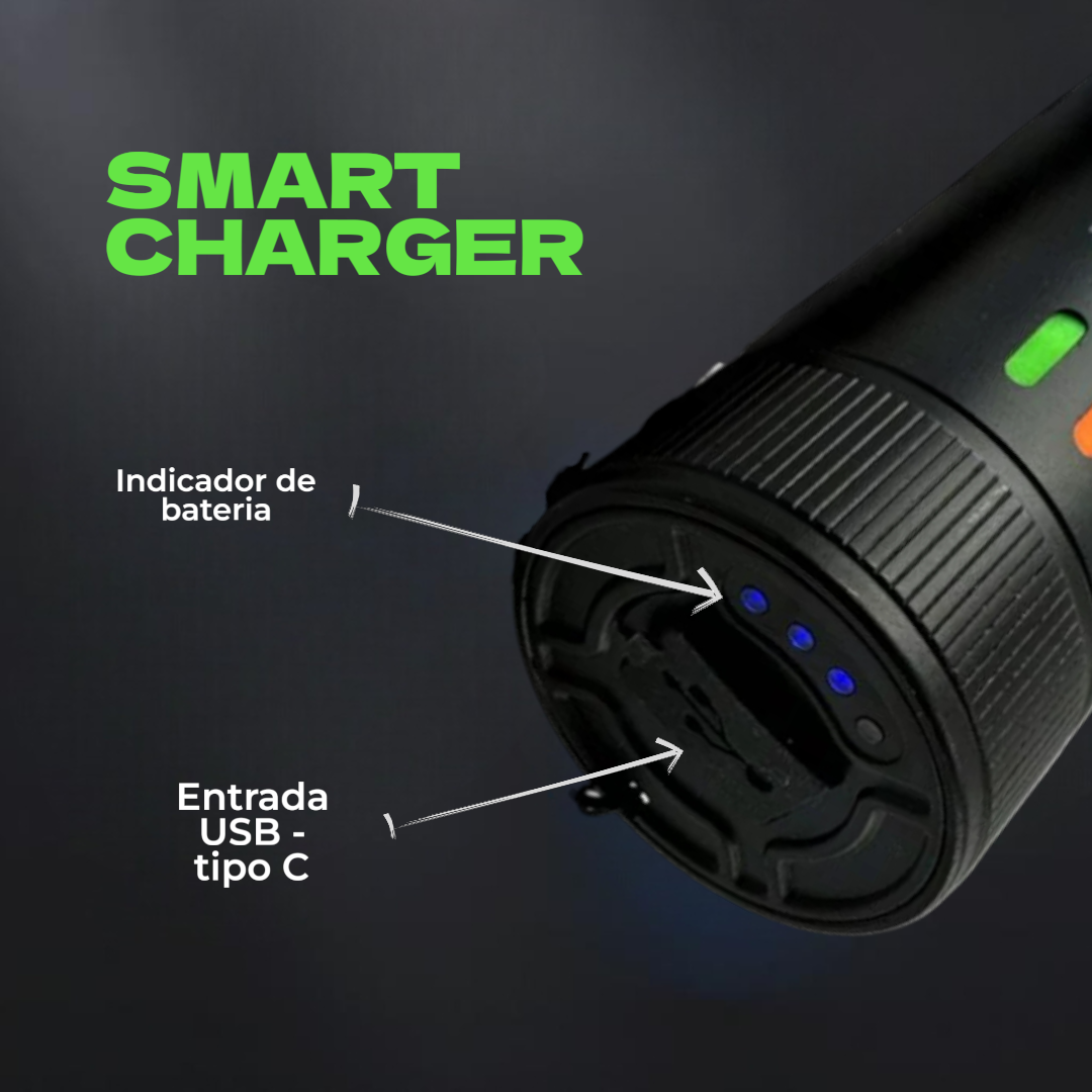 Linterna LED Power Bank USB-C Zoom - Image 3